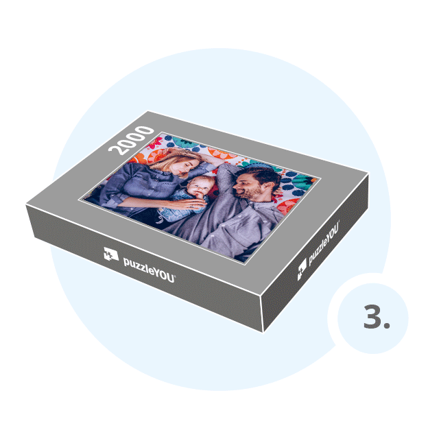 Schritt 3: Geschenk-Schachtel für Ihr Fotopuzzle wählen