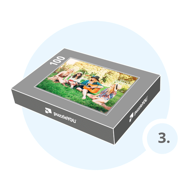 Schritt 3: Geschenk-Schachtel für Ihr Fotopuzzle wählen
