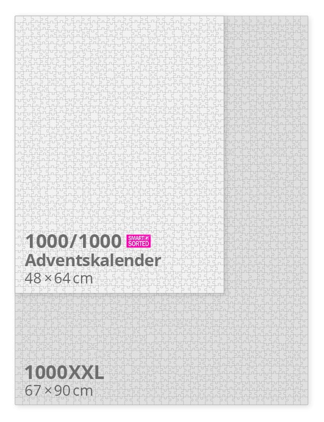 alle 1000 Teile Puzzles inkl. Adventskalender