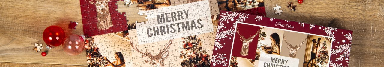 Puzzle photo pêle-mêle Noël
