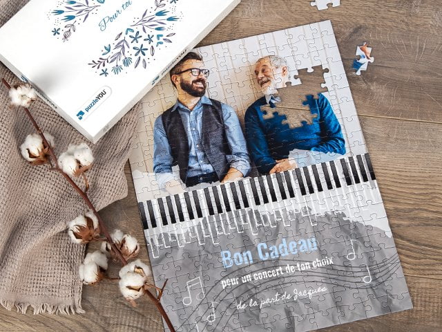 Bon cadeau puzzle