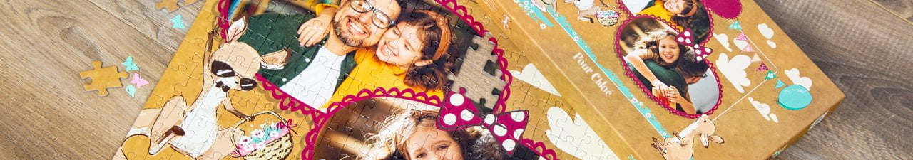 Puzzle photo pêle-mêle anniversaire