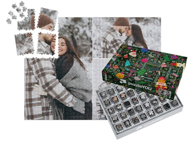 un puzzle calendrier de l’Avent
