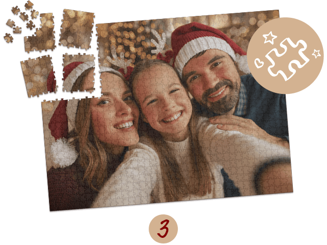 fertiges Puzzle vom Puzzle-Adventskalender