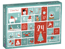 Puzzle-Adventskalender für Kinder