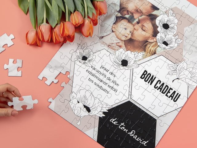 Bon cadeau puzzle