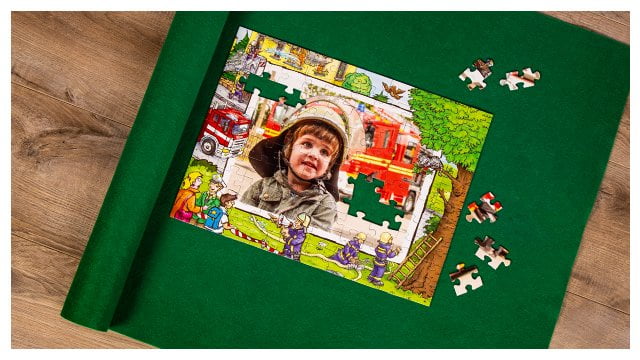 Puzzle-Matte für Feuerwehr-Kinderpuzzles