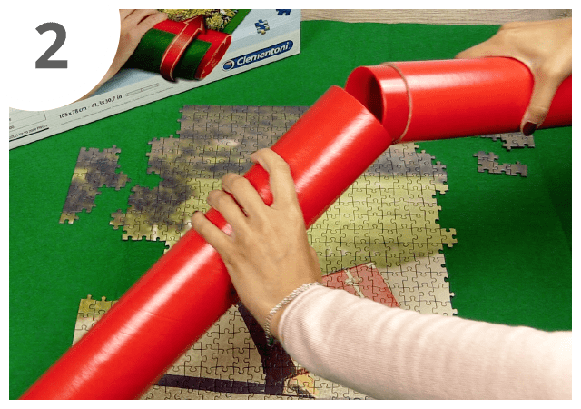 Instructions pour le tapis pour puzzle - étape 2