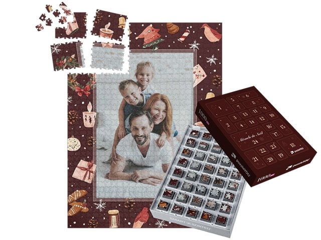 un puzzle calendrier de l’Avent