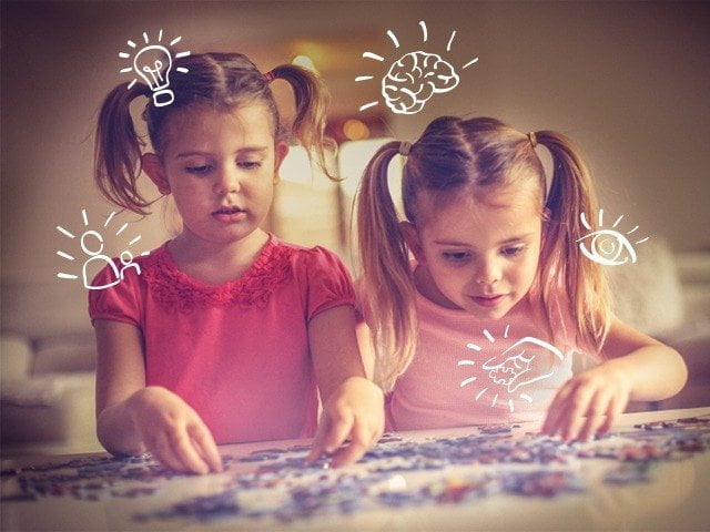 Qu’apprennent les enfants en faisant un puzzle