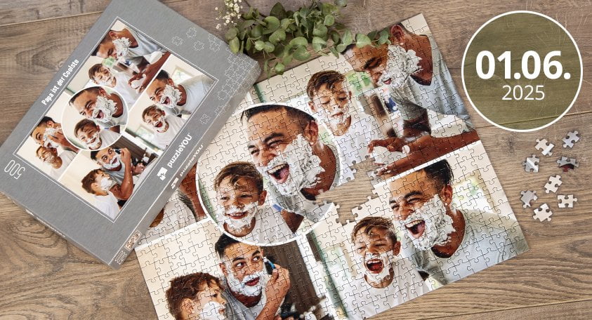 Fotopuzzle zum Vatertag