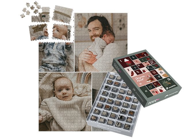 un puzzle calendrier de l’Avent