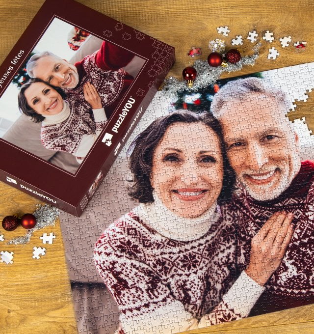 Puzzle photo pour le cadeau de Noël